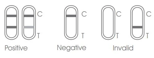 saliva result interpretation